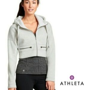 Athleta fuse cropped hoodie size S
